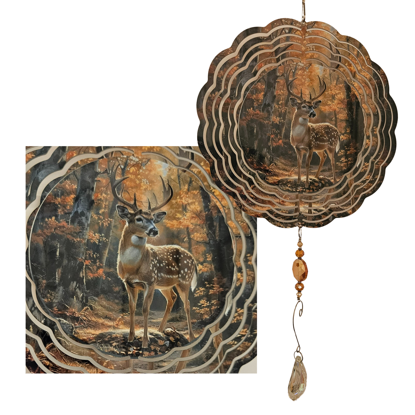 Wind Spinner - Buck - Golden Forest