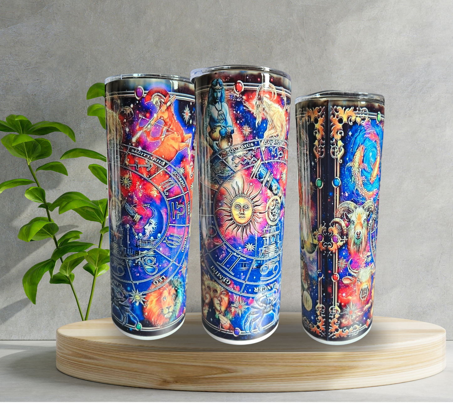 20 oz Water Tumbler - Astrological Map