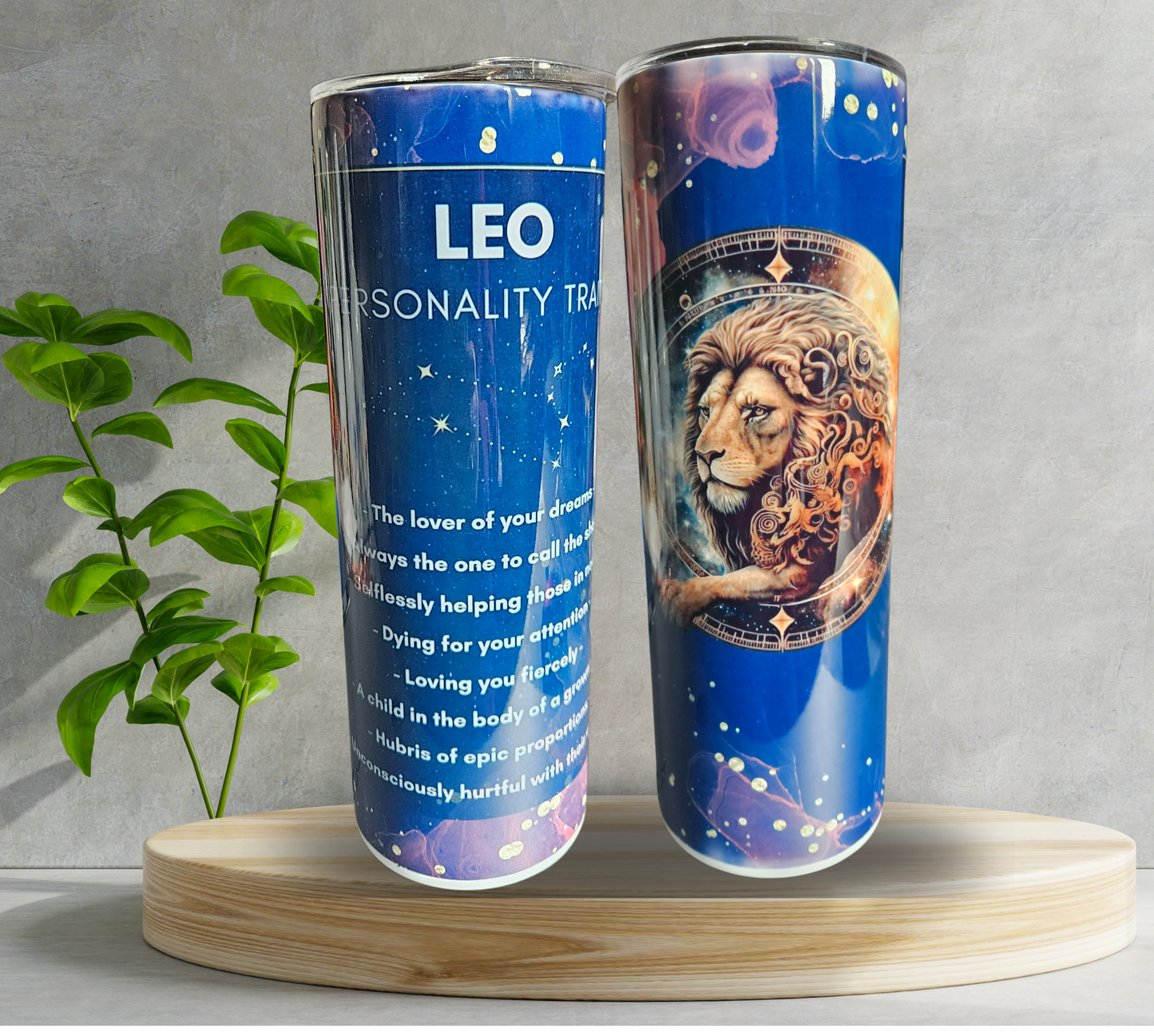 20 oz Water Tumbler - Astrology - Leo