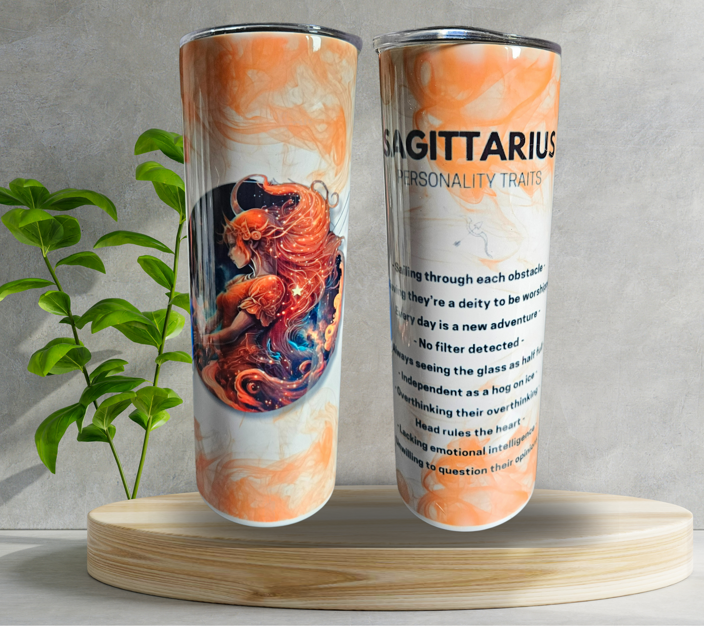 20 oz Water Tumbler - Astrology - Sagittarius