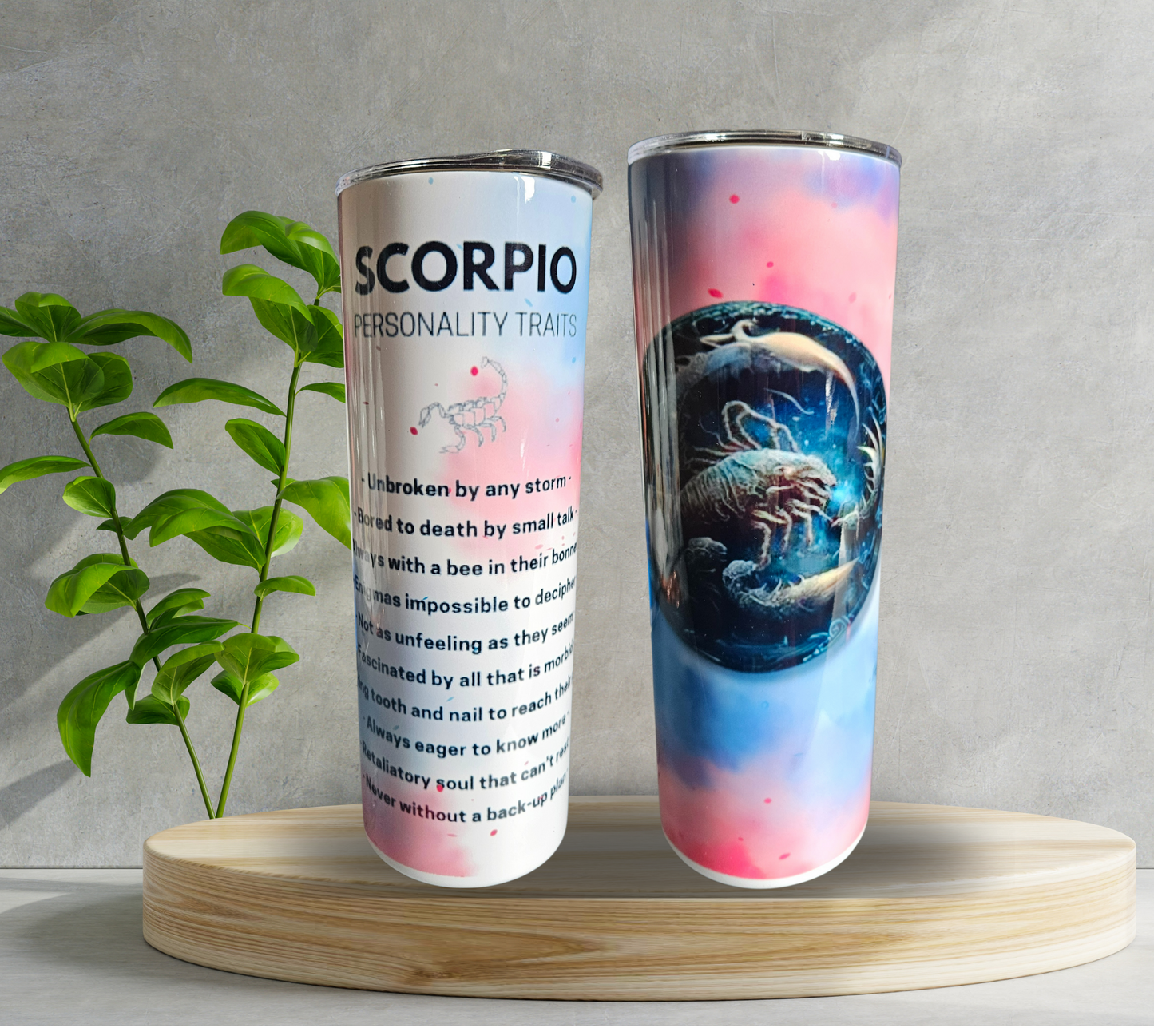 20 oz Water Tumbler - Astrology - Scorpio
