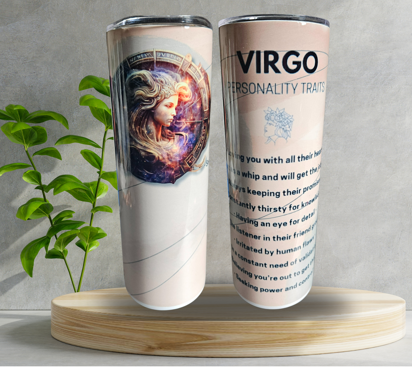 20 oz Water Tumbler - Astrology - Virgo