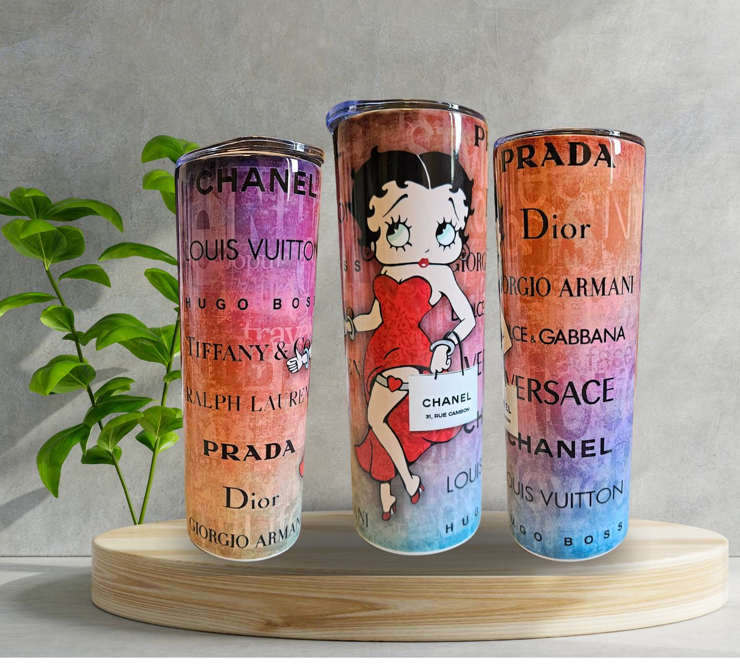20 oz Water Tumbler - Betty Boop - Fashion