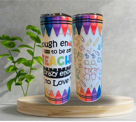 20 oz Water Tumbler - Teacher