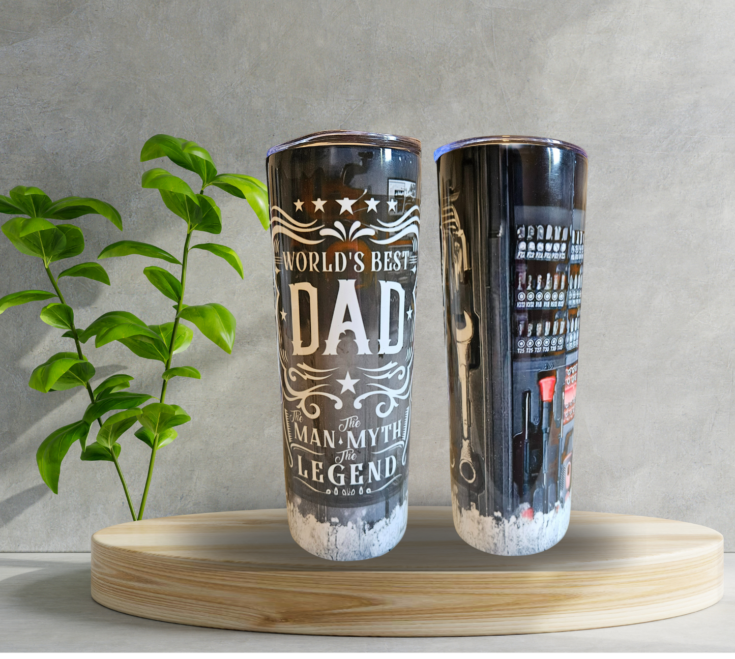 20 oz Water Tumbler - World's Best Dad
